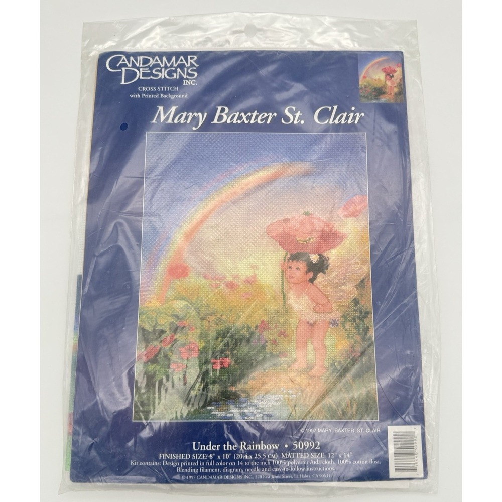 Candamar Design Mary Baxter St. Clair Under the Rainbow 50992 Cross Stitch 1997